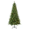 First Traditions Pre-Lit Duxbury Christmas Tree With Hinged Branches, Warm White Led Lights, Plug In, 7.5 Ft^National Tree Company Outlet