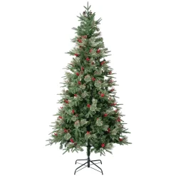 First Traditions Virginia Blue Pine Christmas Tree With Hinged Branches, 7.5 Ft^National Tree Company Outlet