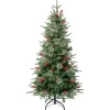 First Traditions Virginia Blue Pine Christmas Tree With Hinged Branches, 4.5 Ft^National Tree Company Hot