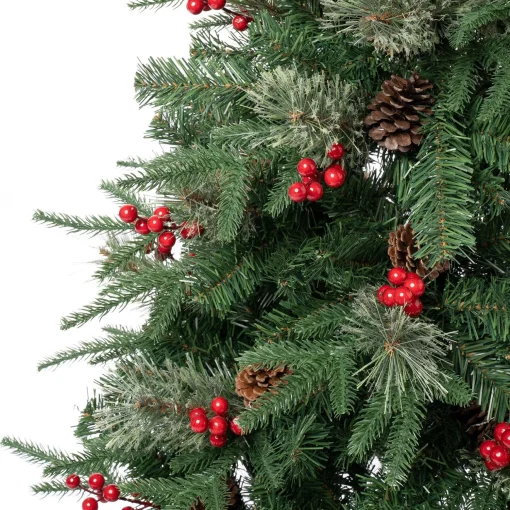 Store National Tree Company First Traditions Virginia Blue Pine Christmas Tree With Hinged Branches, 7.5 Ft