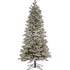 Cheap National Tree Company 10Ft Pre-Lit Artificial Feel Real® Christmas Snowy Slim Hinged Tree With Powerconnect , 5600 Warm White Led Cosmic Light®- Ul