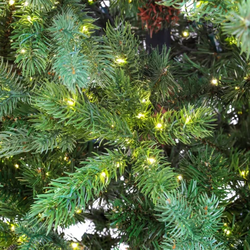 Discount National Tree Company 9Ft Pre-Lit Artificial Feel Real Lark Pine Medium Hinged Tree, 4120 Warm White Led Rice Lights- Ul
