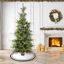 Flash Sale National Tree Company 10Ft Pre-Lit Artificial Feel Real Lark Pine Medium Hinged Tree, 5320 Warm White Led Rice Lights- Ul
