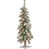 3Ft Pre-Lit Artificial Snowy Downswept Forestree, 35 Clear Lights- Ul^National Tree Company Flash Sale