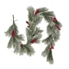 Cheap National Tree Company 8Ft Snowy Pine Berry Plastic Garland