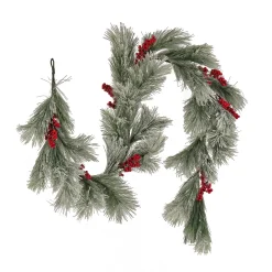 Cheap National Tree Company 8Ft Snowy Pine Berry Plastic Garland