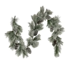 New National Tree Company 7Ft Snowy Pine Plastic Garland