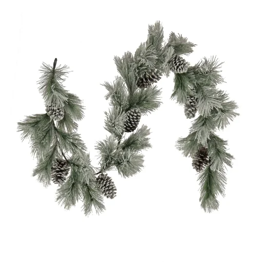 New National Tree Company 7Ft Snowy Pine Plastic Garland