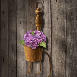 Discount National Tree Company Garden Tool Flowerpot, Metal, Spring Collection, 15 Inches