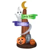 Cheap National Tree Company Halloween 8 Ft. Signpost And Ghost