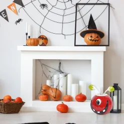 Online National Tree Company Halloween 11" Single Eye Metal Pumpkin Decoration