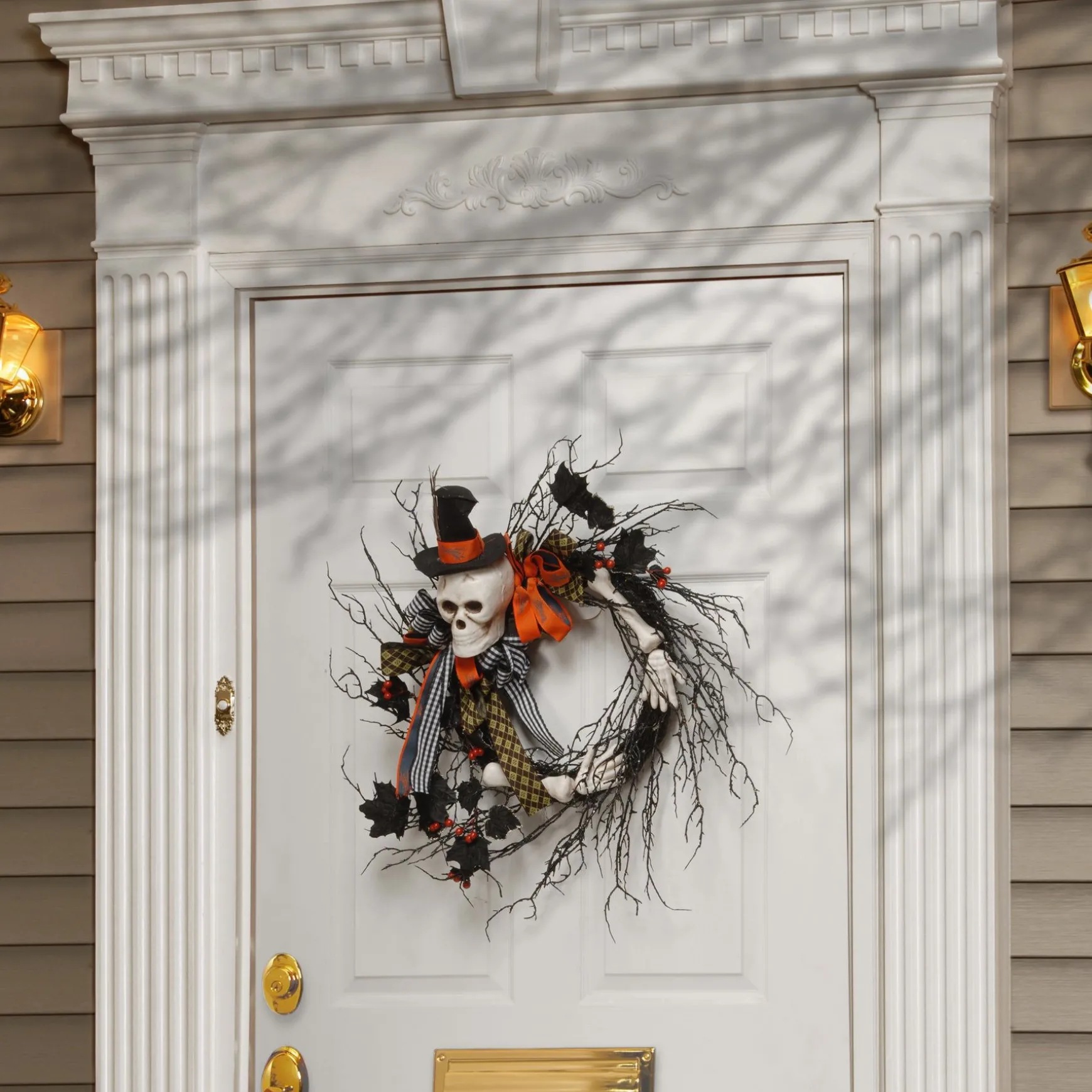 Best Sale National Tree Company Halloween 24" Skeleton & Black Twigs Decor