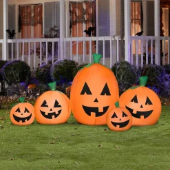 Hot National Tree Company Halloween Airblown Inflatable Pumpkin Patch, 7 Feet