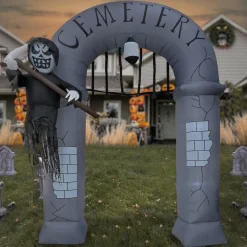 Cheap National Tree Company Halloween 12Ft Inflatable Ghost Arch, 7 White Led Lights- Ul