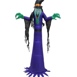 Online National Tree Company Halloween 12Ft Inflatable Witch, 4 White Led Lights- Ul