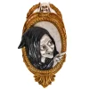 Hot National Tree Company Halloween Hanging Wall Decoration, Black, Witch In Mirror, 2 Feet