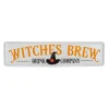 Best Sale National Tree Company Halloween Hanging Wall Decoration, White, 'Witches Brew Drink Company', Metal Construction, 31 Inches