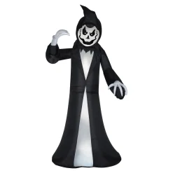 Store National Tree Company Halloween Inflatable Animated Reaper, 9.5 Feet