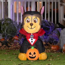 Sale National Tree Company Halloween Inflatable Decoration, Black, Chase From Paw Patrol, Self Inflating, Plug In, 38 Inches