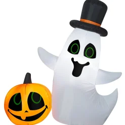 Outlet National Tree Company Halloween Inflatable Ghost, Led Lights, 4 Foot