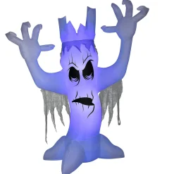 Discount National Tree Company Halloween Inflatable Giant Haunted Tree, Led Lights, 12 Foot