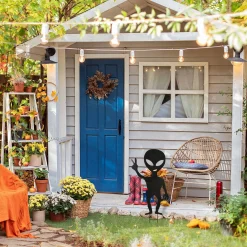 Flash Sale National Tree Company Halloween Lawn Decoration, Black, Alien, Includes Garden Stakes, 38 Inches
