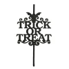 Outlet National Tree Company Halloween Metal Wreath Hanger, Black, 'Trick Or Treat', 19 Inches
