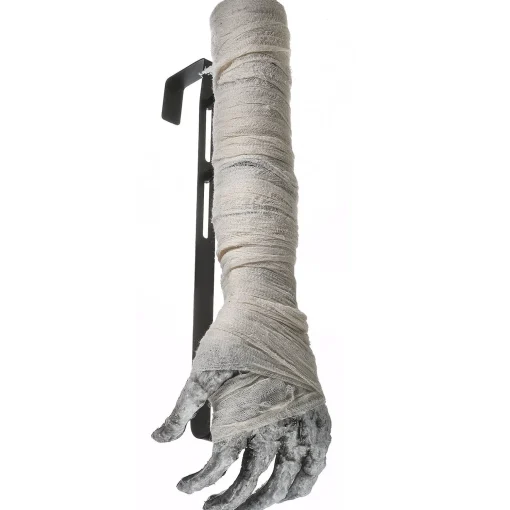 Clearance National Tree Company Halloween Mummy Arm And Hand Wreath Hanger, 18 Inches