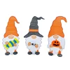 Store National Tree Company Halloween Pre Lit Lawn Decoration, Orange, Gnome Trio, Led Lights, Includes Garden Stakes, 30 Inches