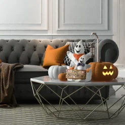 Outlet National Tree Company Halloween Pre-Lit Happy Ghost Trio, Led Lights, 21 Inches