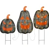 Cheap National Tree Company Halloween Pre-Lit Menacing Jack O' Lantern Trio, Led Lights, Pack Of 3, 35 Inches