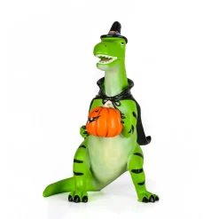 Best Sale National Tree Company Halloween Tabletop Decoration, Green, T Rex, 10 Inches