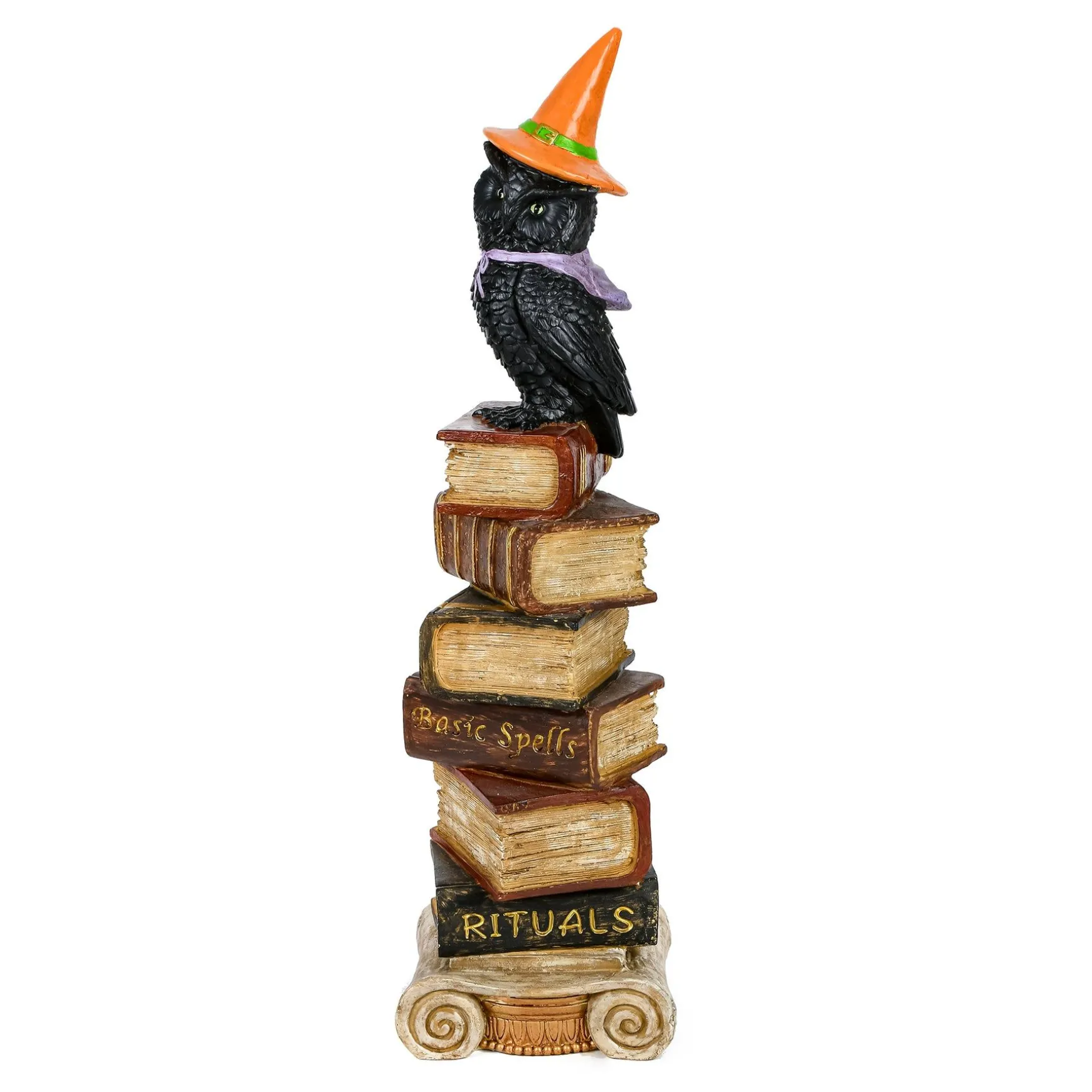 Cheap National Tree Company Halloween Tabletop Decoration, Black, Owl On Stacked Books, 32 Inches