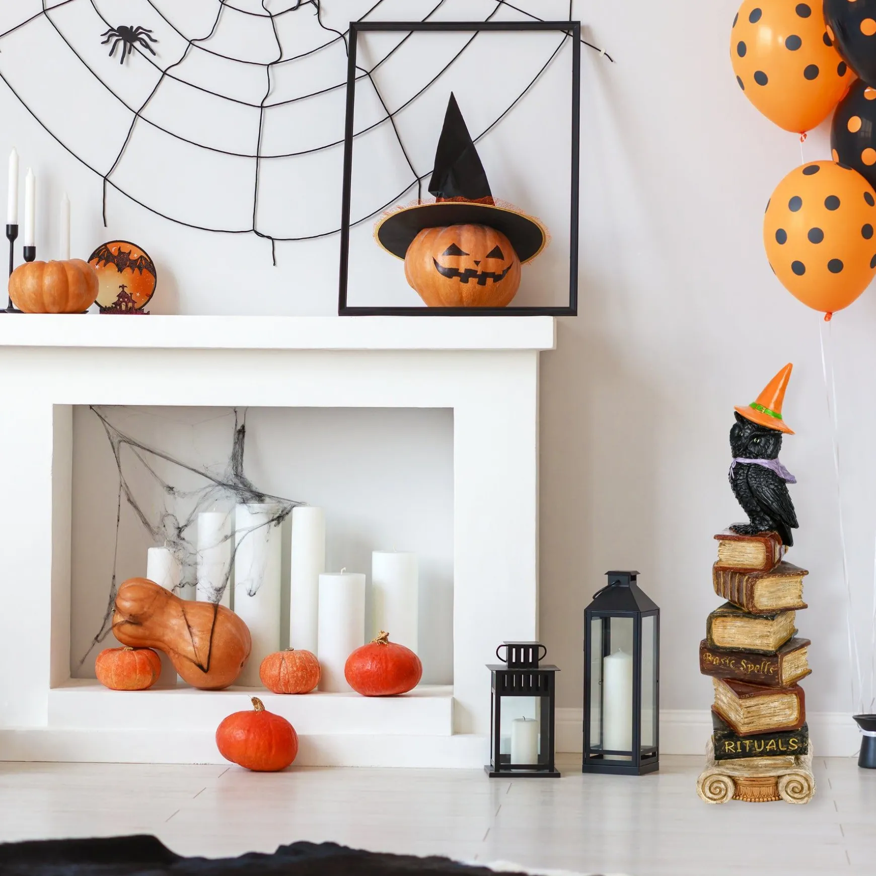 Cheap National Tree Company Halloween Tabletop Decoration, Black, Owl On Stacked Books, 32 Inches