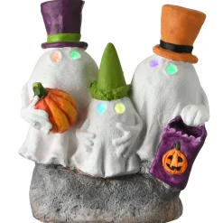 Clearance National Tree Company Halloween Trick Or Treating Ghosts Decoration, Led Lights, 15 Inches