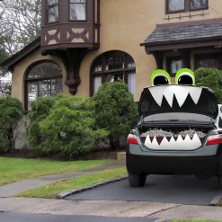 Fashion National Tree Company Halloween Tricky Trunks Car Decoration Kit, Bright Eyes, 4-Piece Kit