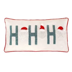 Fashion National Tree Company Hgtv Ho Ho Ho Pillow With Embroidery