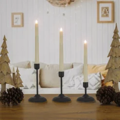 Cheap National Tree Company Hgtv Home Collection Flameless Heritage Candle Set, Black Base