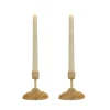 Best Sale National Tree Company Hgtv Home Collection Flameless Heritage Candle Pair, Natural Base