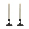 Fashion National Tree Company Hgtv Home Collection Flameless Heritage Candle Pair, Black Base