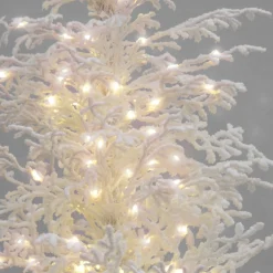 Clearance National Tree Company Hgtv Home Collection Pre-Lit Christmas By The Sea Coral Artificial Tree Pre-Strung With Warm White Led Lights , Plug In, Hgtv Home Collection, Coral, 48In