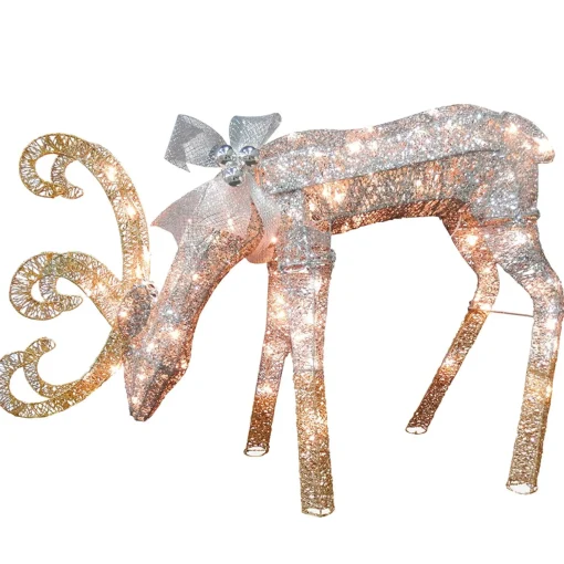 Clearance National Tree Company 28In. Reindeer Decoration With Led Lights