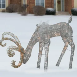 Clearance National Tree Company 28In. Reindeer Decoration With Led Lights