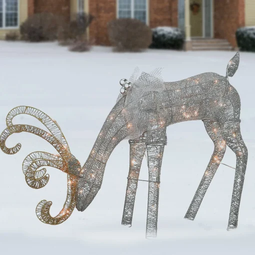 Clearance National Tree Company 28In. Reindeer Decoration With Led Lights