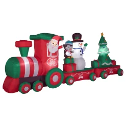 Outlet National Tree Company Inflatable Holiday Train, Led Lights, Plug In, Christmas Collection, 16 Feet