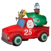 Cheap National Tree Company Inflatable Santa In Vintage Pickup Truck, Led Lights, Plug In, Christmas Collection, 8 Feet