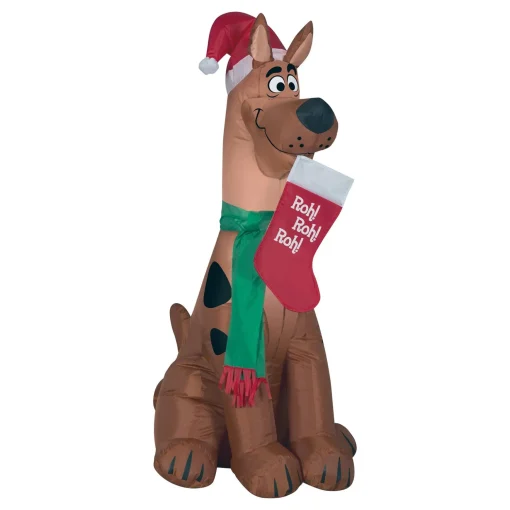 Fashion National Tree Company Inflatable Scooby Doo, Led Lights, Plug In, Christmas Collection, 3.5 Feet