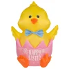 Discount National Tree Company Inflatable Waving Chick Decoration, Self Inflating, 4 Aa Batteries Required, Easter Collection, 20 Inches