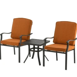 New National Tree Company Laurel Lakes 3-Piece All-Weather Club Set With Removeable Cushions