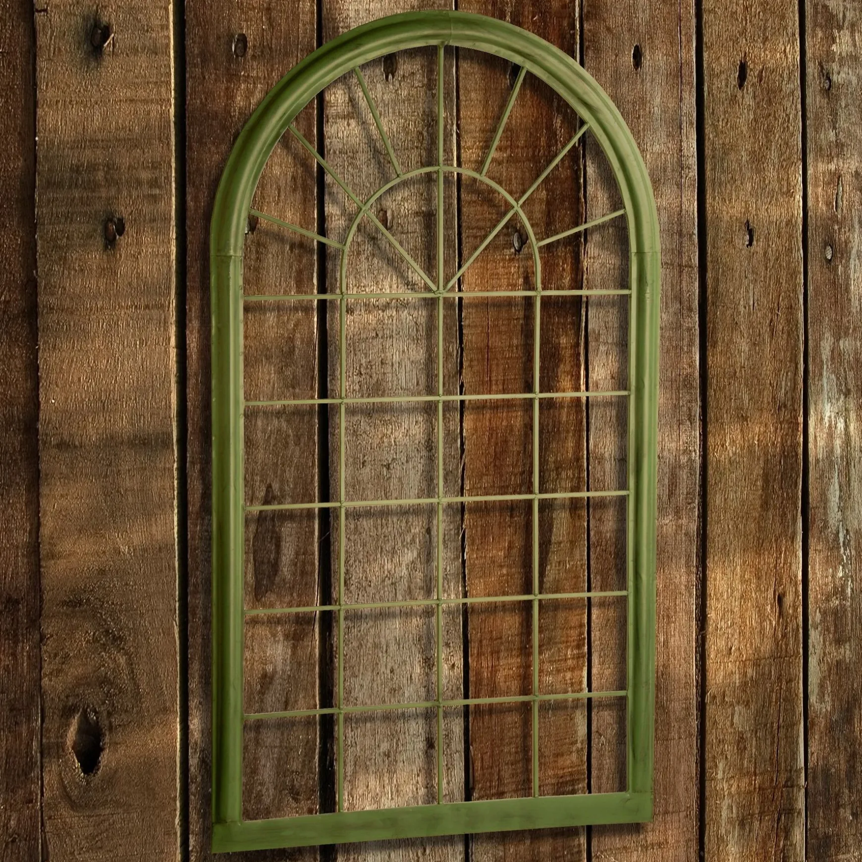 Discount National Tree Company Metal Trellis Window Frame, Green, Spring Collection, 51 Inches